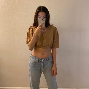 First Rite crop blouse